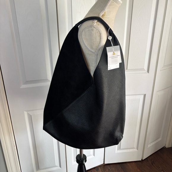 Shiraleah Black Leather JUMBO Bag - Picture 9 of 9